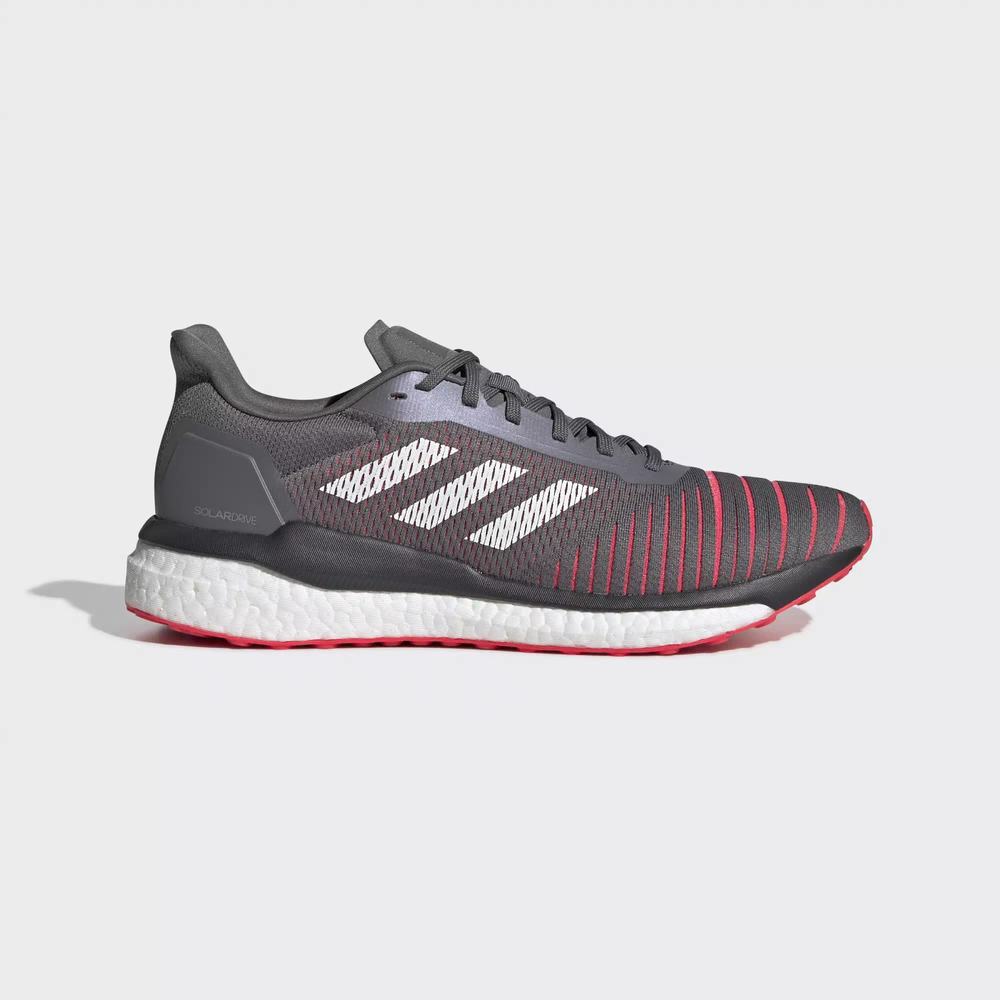 Adidas Solar Drive Tenis Para Correr Grises Para Hombre (MX-65723)